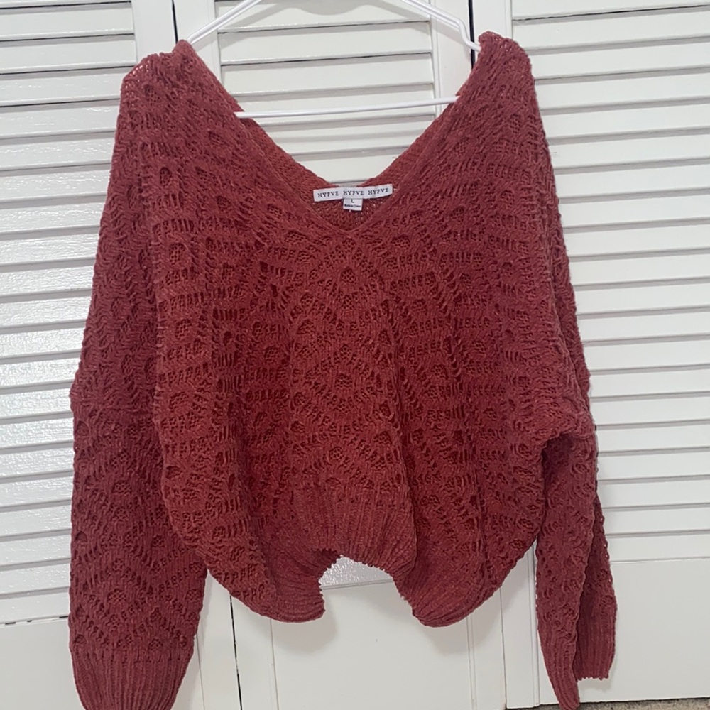 Pink sweater